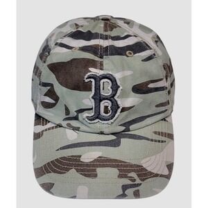 '47 Brand Boston Red Sox Hat Mens OSFA Camo Excellent Adjustable Baseball Cap
